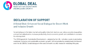 CLRDS mbështet nismën globale për dialog social dhe zhvillim gjithëpërfshirës